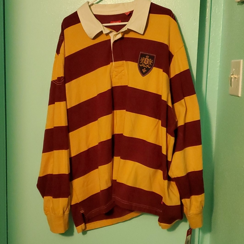 IZOD rugby 3XL LONG SLEEVE SHIRT button down